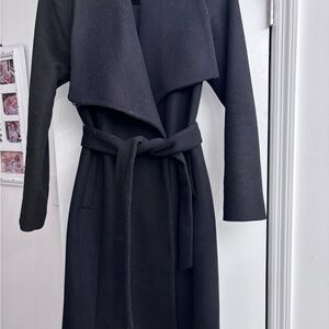 Cole Haan Black Trench Coat with Belt